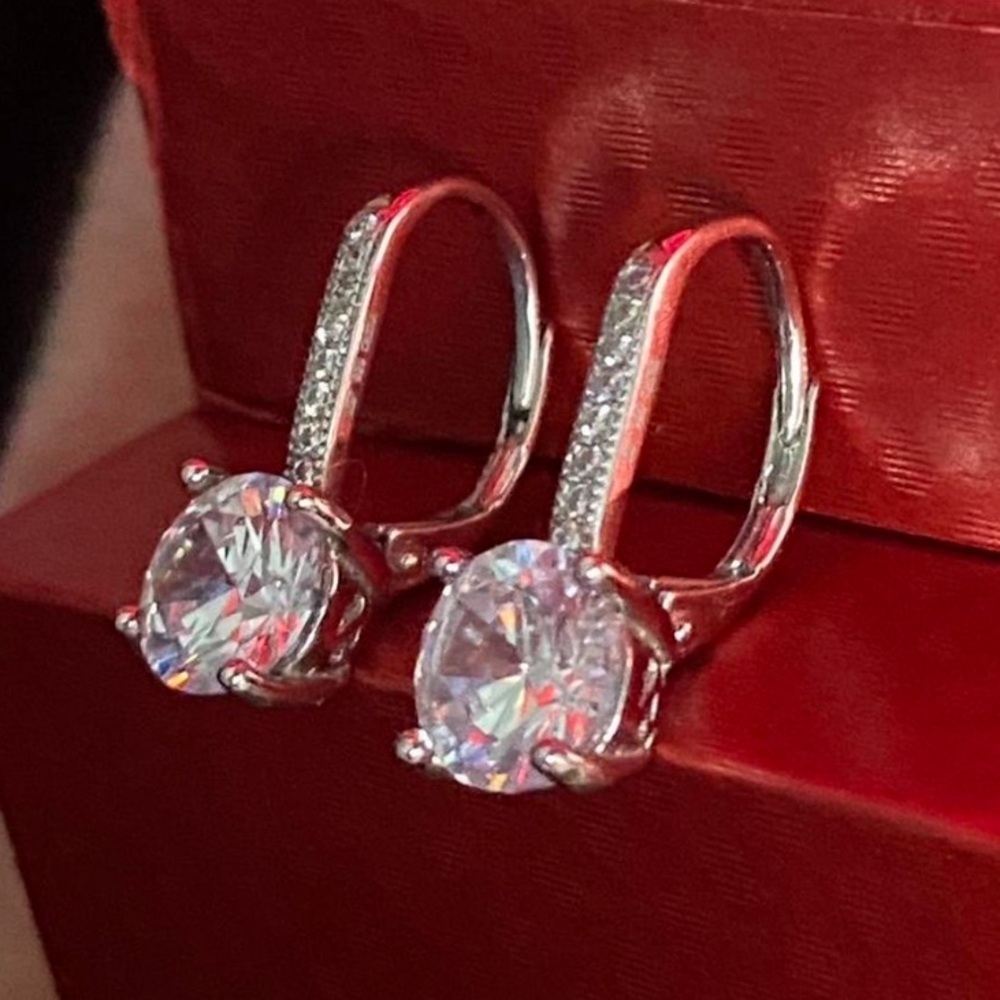 Isabella M Earrings - Picture 3 of 4